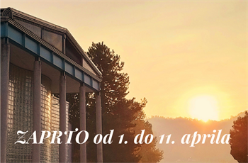 Obvestilo: knjižnica bo od 1. do 11. aprila 2021 zaprta