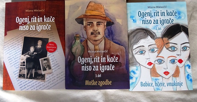 Milena Miklavčič | Blog avtorice trilogije Ogenj, rit in kače niso za igrače