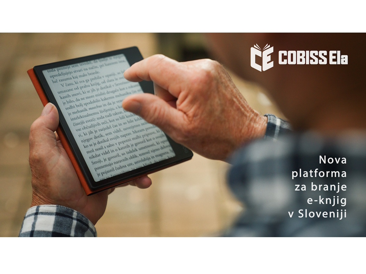 COBISS Ela: platforma za izposojo e-knjig