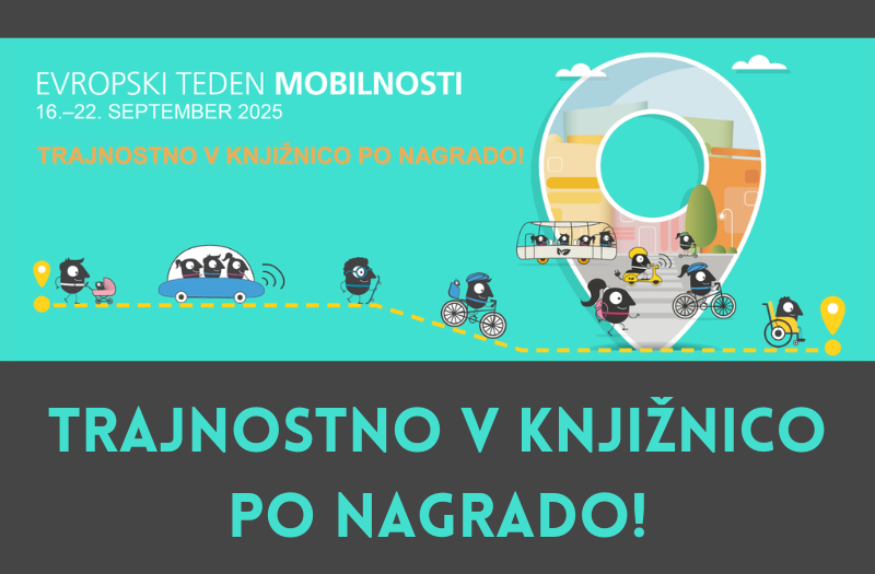 Od 2. junija do 30. oktobra 2025 trajnostno v knjižnico po nagrado