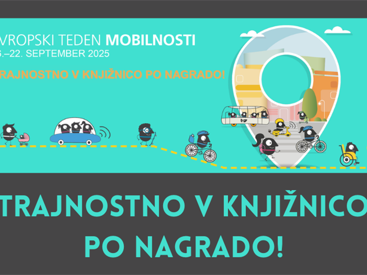 Od 2. junija do 30. oktobra 2025 trajnostno v knjižnico po nagrado