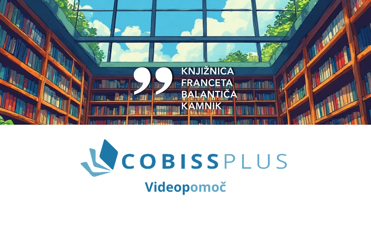 Videopomoč: COBISS Plus