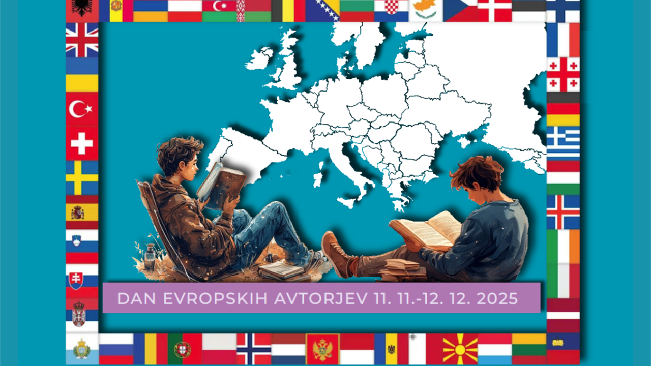 Dan evropskih avtorjev 2025 tudi v Knjižnici Franceta Balantiča Kamnik
