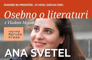 Osebno o literaturi | Ana Svetel
