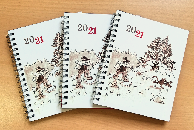 Knjižnični koledarček za leto 2021