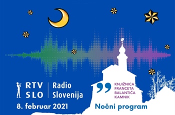Kamniška knjižnica gostja nočnega programa Radia Slovenija 8. februarja 2021